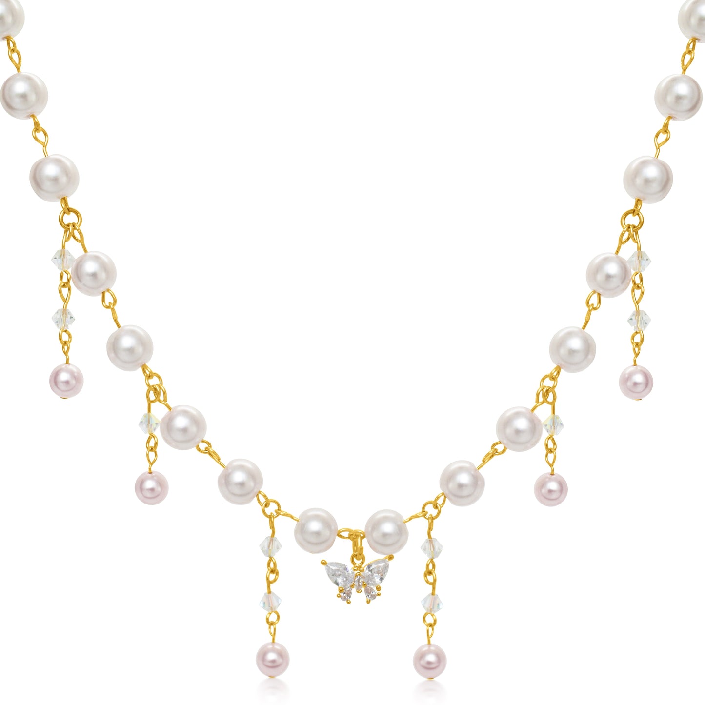 Draped in Pearls Necklace