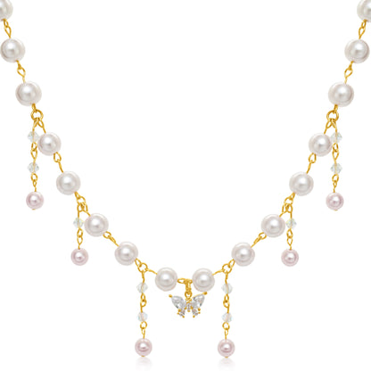 Draped in Pearls Necklace